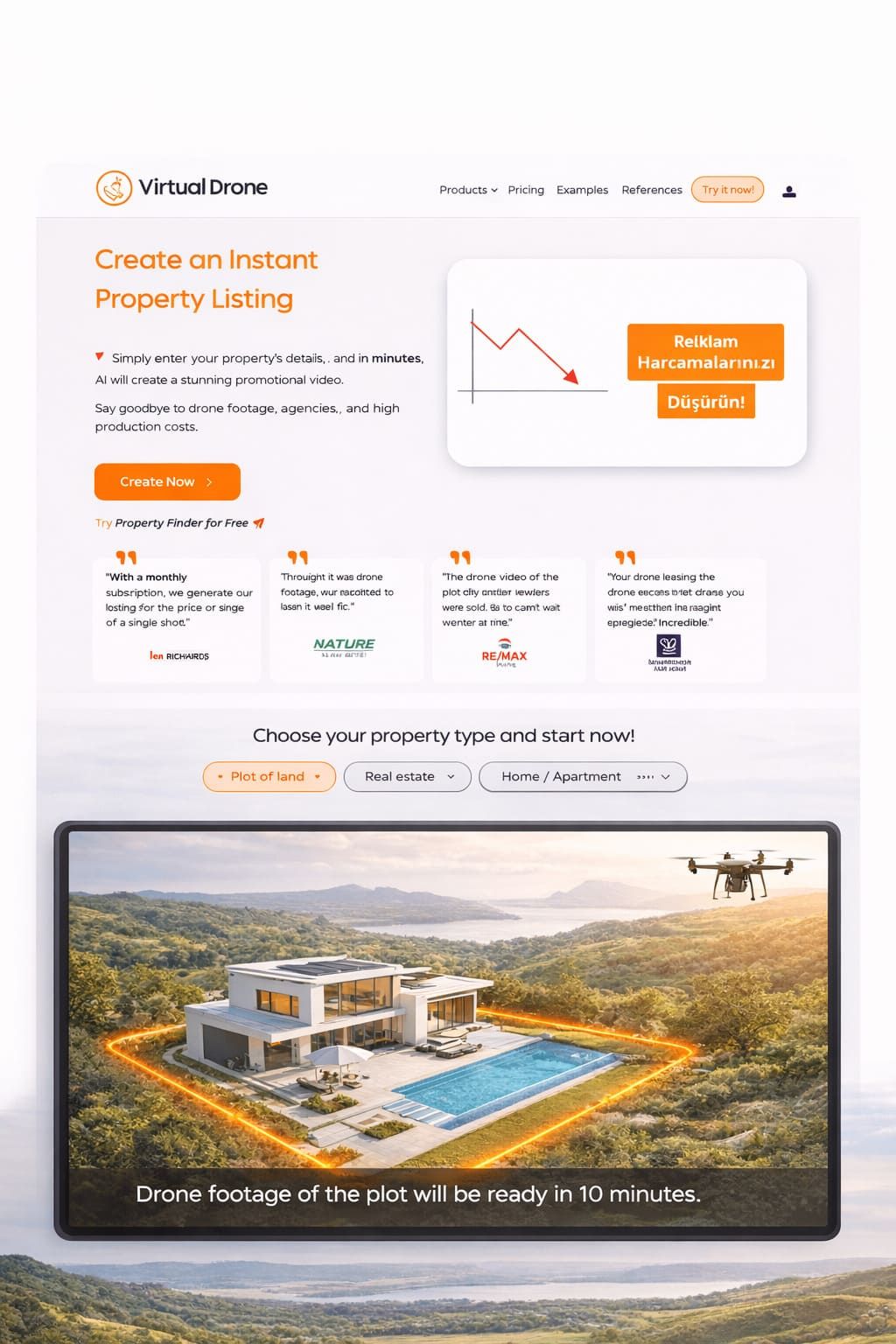 AI-Powered Virtual Drone Ecommerce Platform